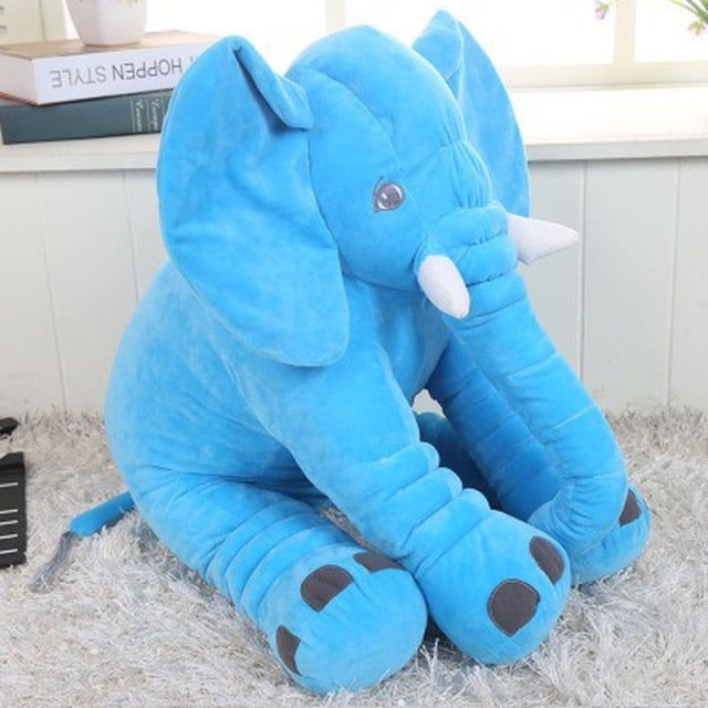 Thumbnail: Soft stuffed elephant pillow 