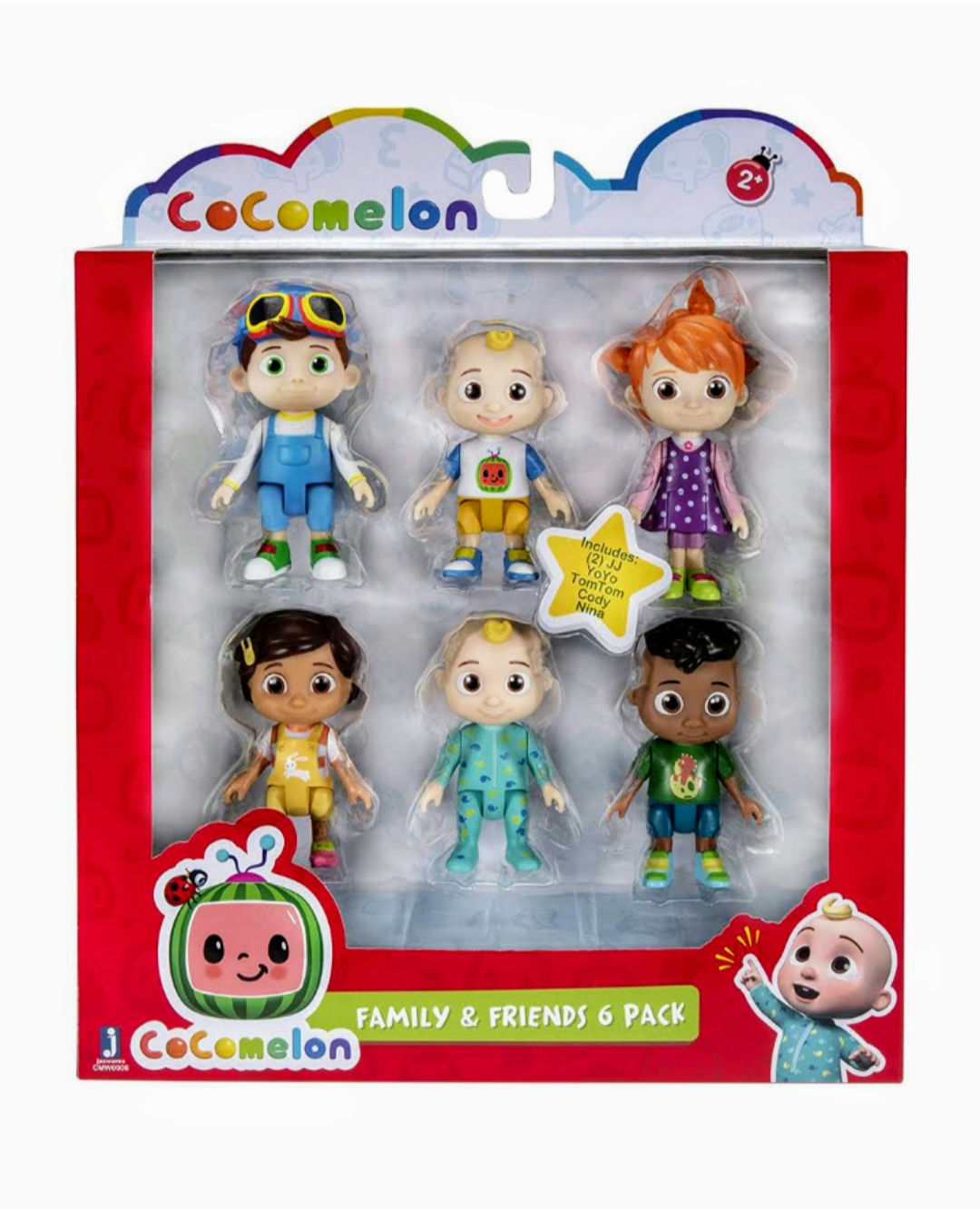 The CoComelon Friends Set 6 Figure Pack