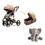 Thumbnail: Belecoo 2 in 1 stroller Plus Elephant Pillow 
