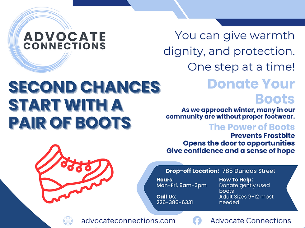 Boot donation