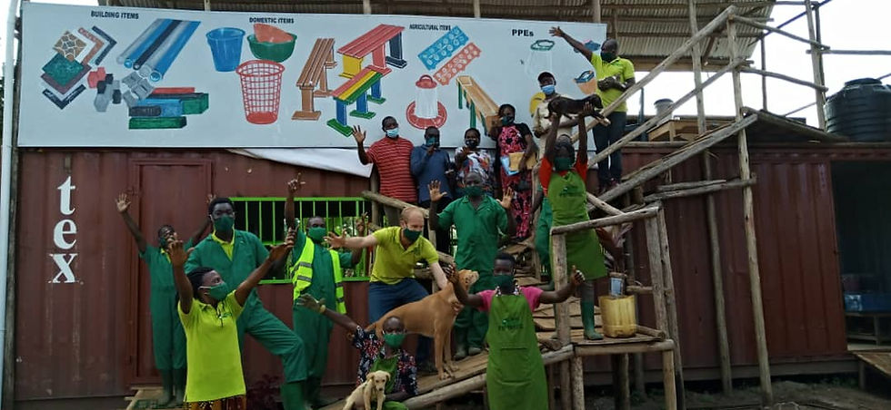 Photoblog: 5 Innovations we've made to Eco Brixs HQ to help tackle Uganda's Plastic Problem