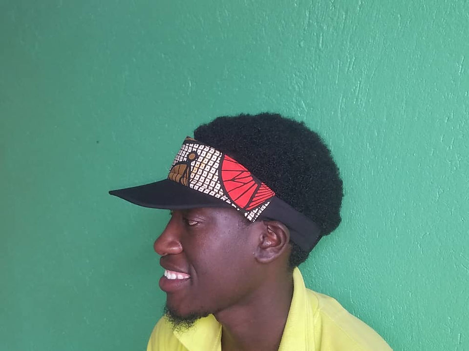 Eco Brixs in Uganda makes a cap through creating fibres out of plastic waste