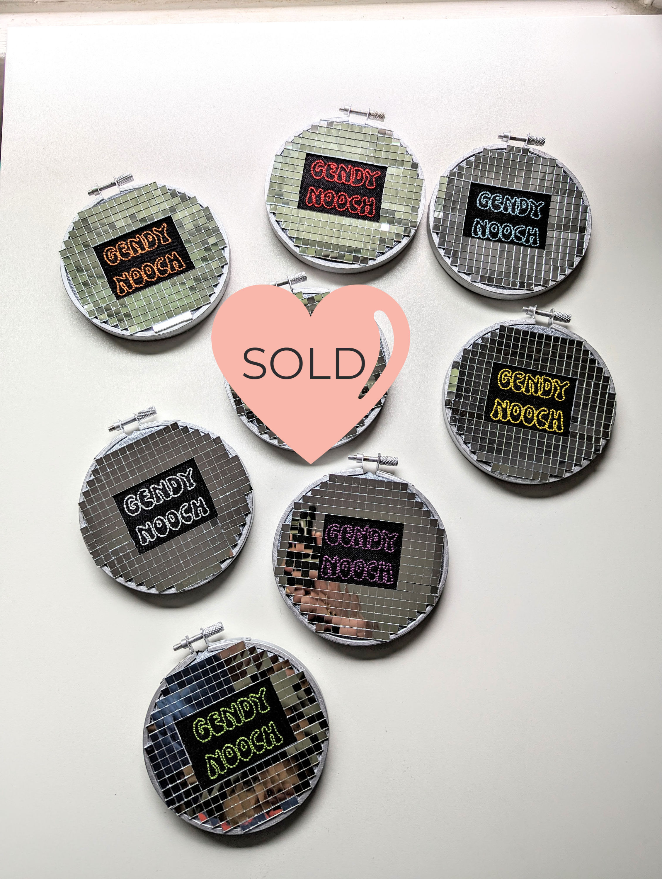 GENDY NOOCH Disco Embroidery Hoop