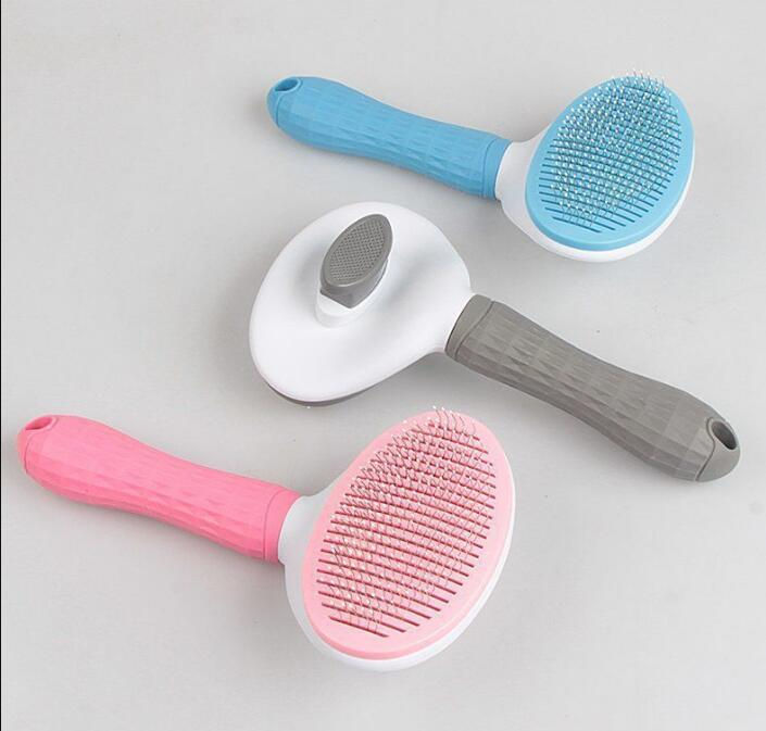 Thumbnail: Pet Dog Hair Brush Cat Comb Grooming And Care Cat Brush Stainless Steel Comb For