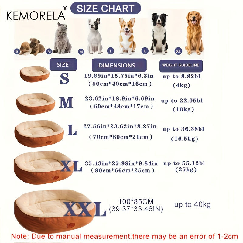 Thumbnail: Cozy Oval Snuggle Pet Bed, Plush & Thickened Cat Bed Warm and Secure Bed for Cat