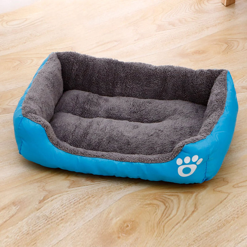 Thumbnail: Black Dog Bed Plush Sleeping Bed for Large, Medium and Small Dogs, Non-Slip and 