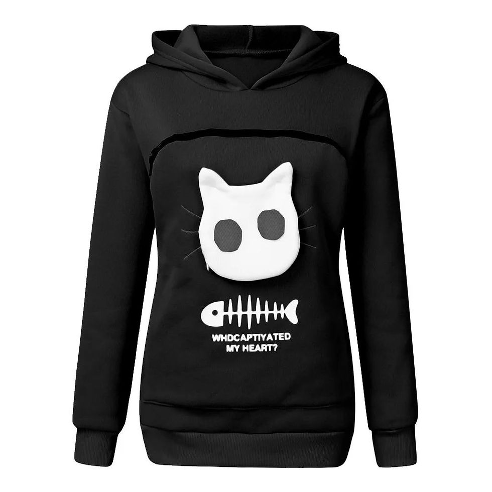 Thumbnail:  Lovers Sweatshirt Kangaroo Dog Pet Paw Hoodie Pullovers Fashionable Ladies' Clo