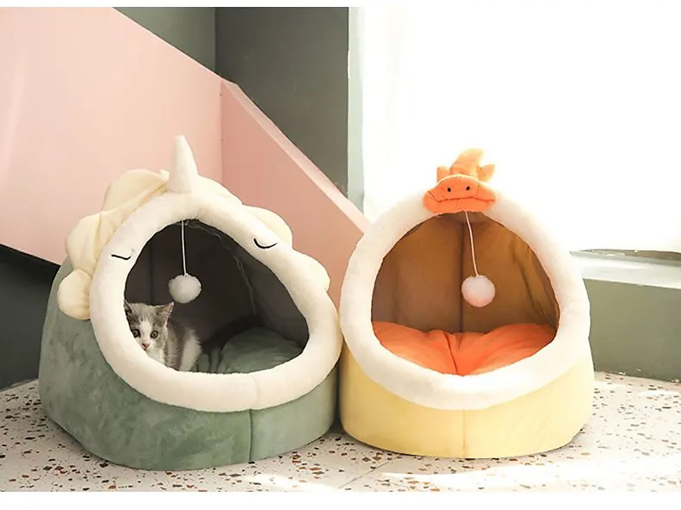 Thumbnail: Deep Sleep Cat Bed Cartoon Pet Bed Foldable Removable Washable Pet Sleeping Bed 