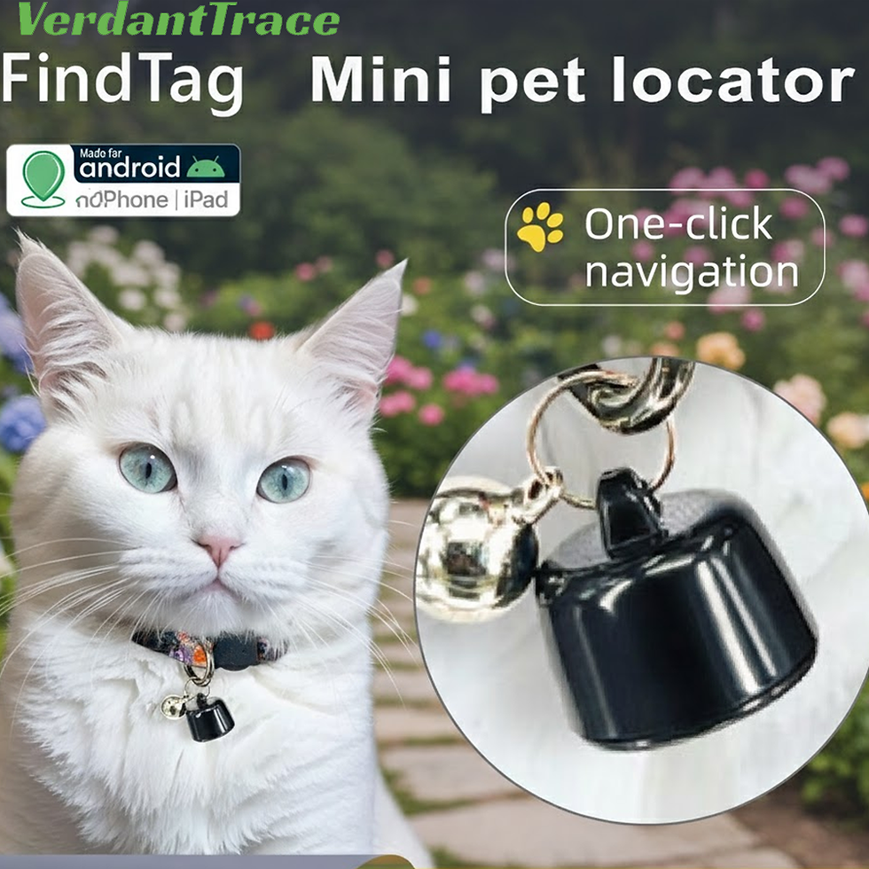 Thumbnail: Mini Tracker Smart Find Tag Pet Tracking History Trajectory Airtag Global Positi