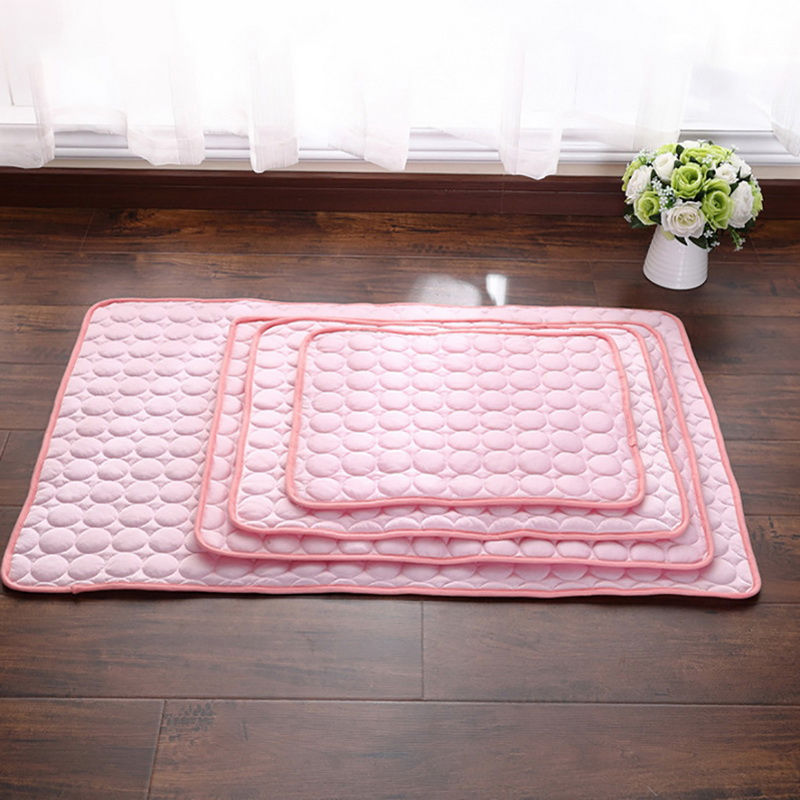 Thumbnail: Dog Mat Cooling Summer Pad Mat For Dogs Cat Blanket Sofa Breathable Pet Dog Bed 