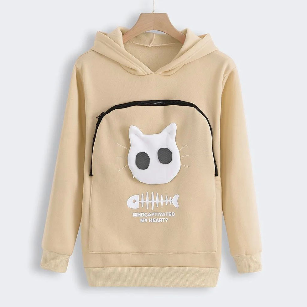 Thumbnail:  Lovers Sweatshirt Kangaroo Dog Pet Paw Hoodie Pullovers Fashionable Ladies' Clo