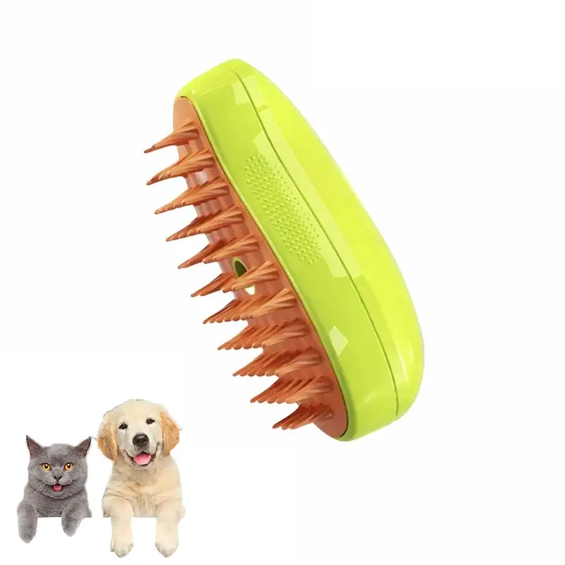 Thumbnail: Cat Dog Steamy Brush Steam Brush Electric Sprayer for Massage Pet Grooming tool 