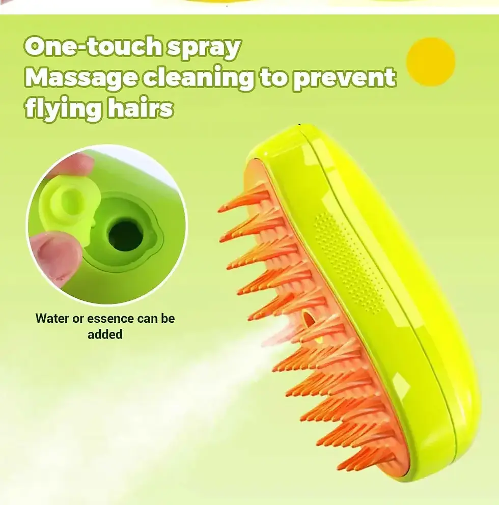 Thumbnail: Cat Dog Steamy Brush Steam Brush Electric Sprayer for Massage Pet Grooming tool 