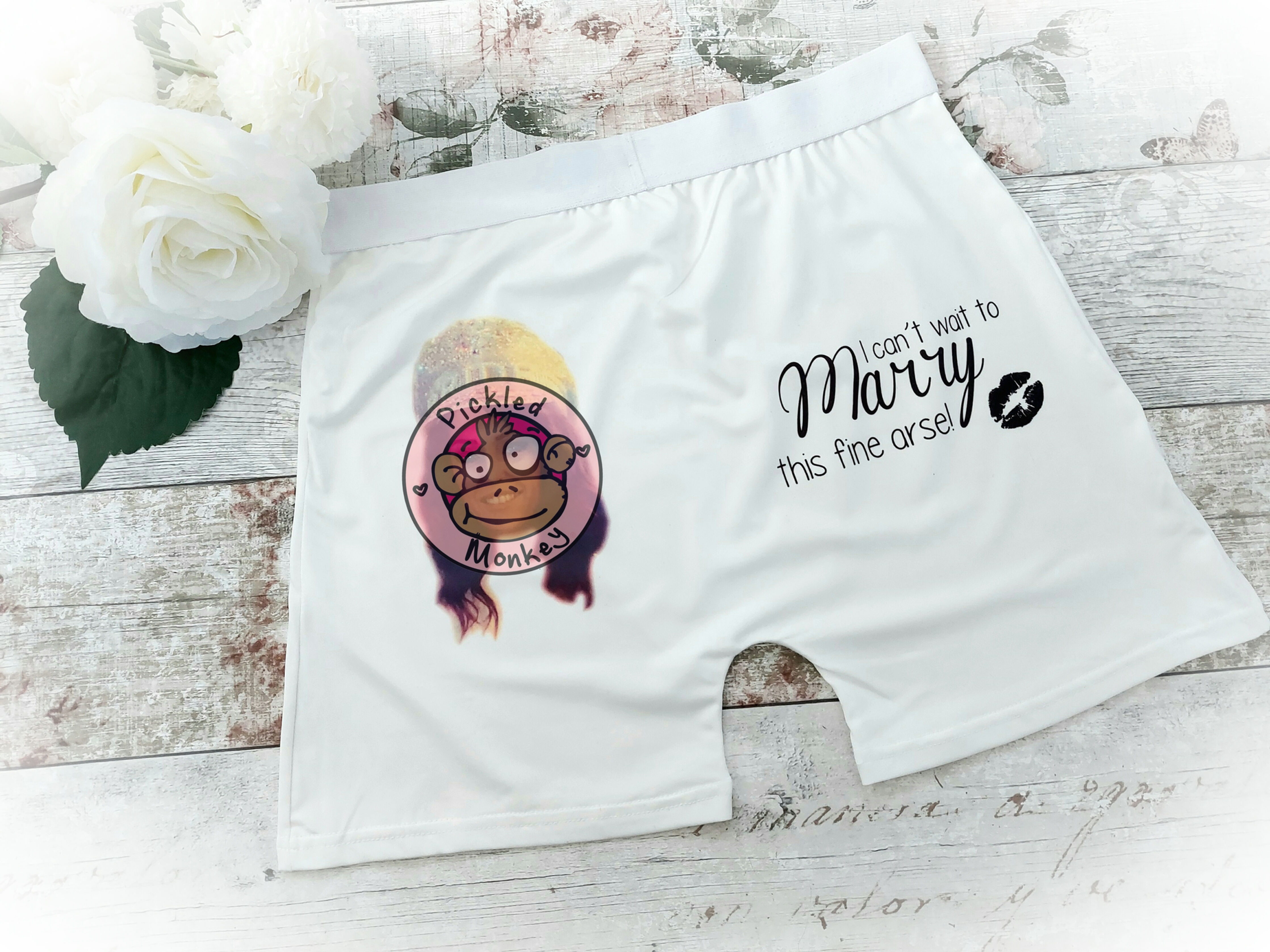 'MY' Face Boxers - Fine Arse