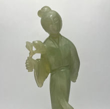 Chinese, East Asian, Jade, Conservation, Restoration, Collections Management, Heritage, Adela Hawley, Freelance, Guanyin, Antiques, Plymouth.
