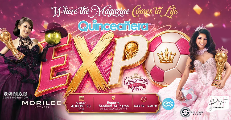 Quinceañera Expo Dallas–Fort Worth at Esports Stadium Arlington on August 23, 2026