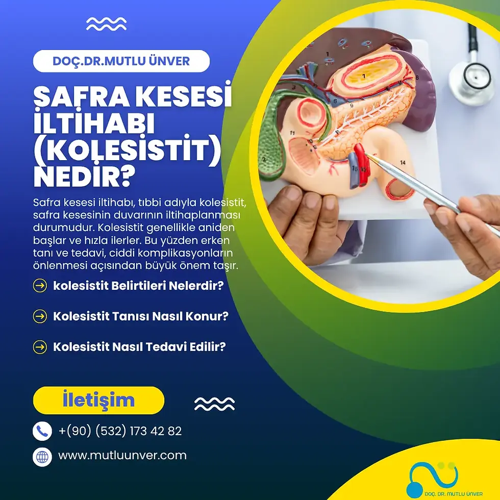 safra kesesi iltihabı nedir