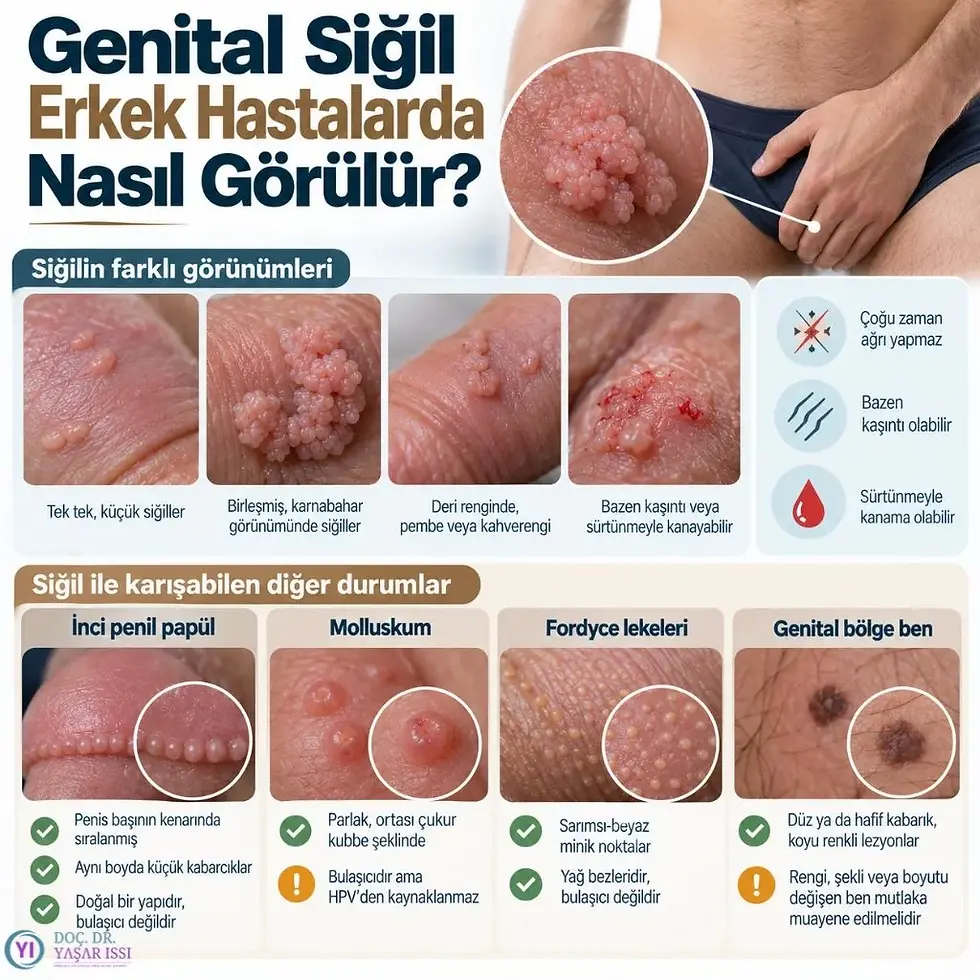 Genital siğil erkek