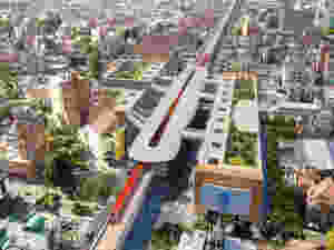 Render de cómo se vería el Metro en Bogotá