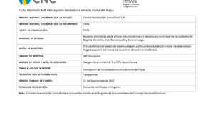 Mayoría de colombianos dispuestos a perdonar como lo pidió el Papa