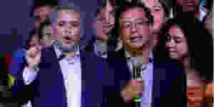 Iván Duque y Gustavo Petro.