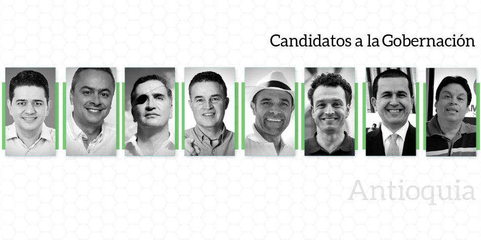 Candidatos a la Gobernación de Antioquia