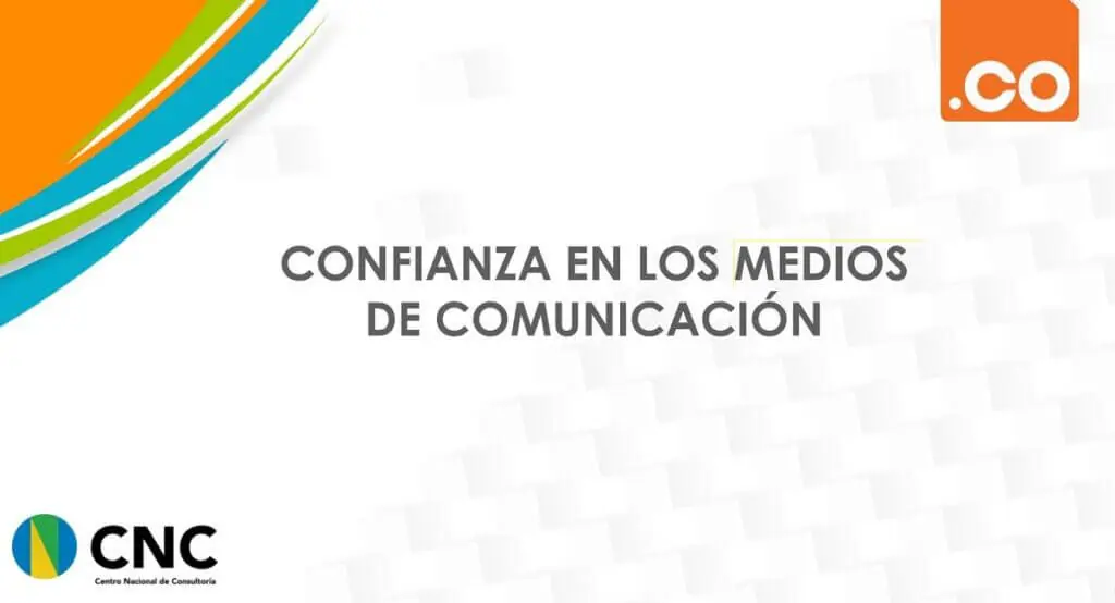 Confianza en los medios de Comunicación