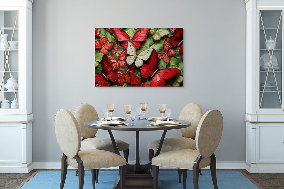 Strawberry Butterflies