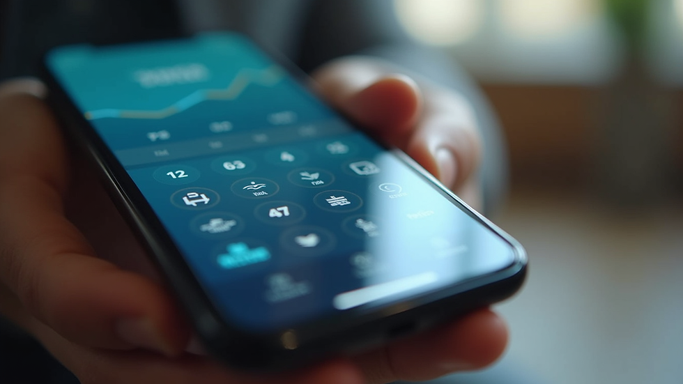 Close-up view of a smartphone displaying a crypto portfolio app