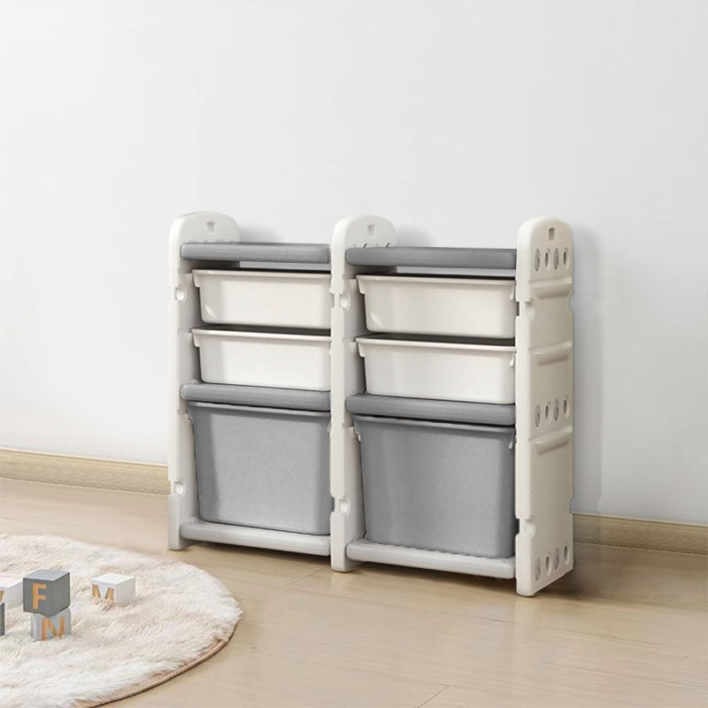 Thumbnail: Large capacity children's toy storage locker, multifunctional corner children's 