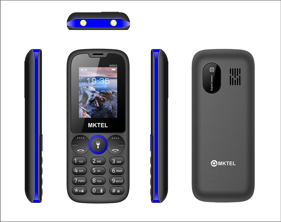 Thumbnail: MKTEL M2023 Feature Phone with 1.77inch Display 800mAh Battery Dual SIM FM Radio