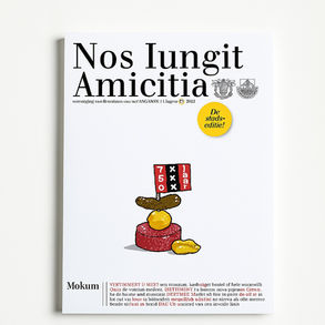 Omslag van een jubileummagazine