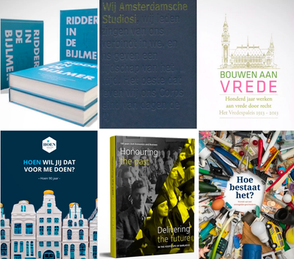 Zes voorbeelden van jubileumboeken die door 1001 zijn gemaakt