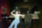 Photo by Mackinna Hart, Daena in the studio (2023)