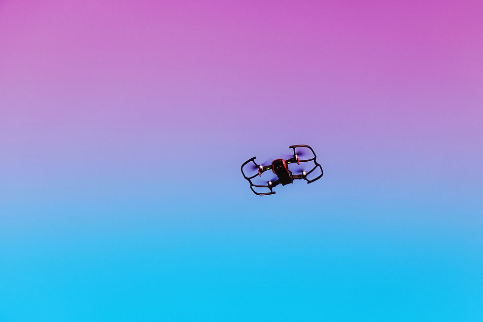 Drone in flight