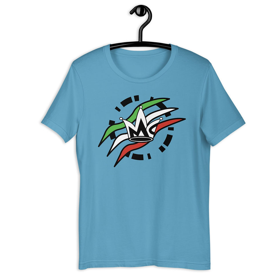 Thumbnail: Tri Color Short-Sleeve Unisex T-Shirt