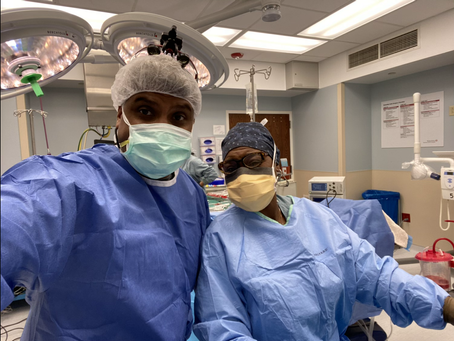 Hospital dental Monday with one of my favorite medical assistants - Rhonda.  Teamwork!