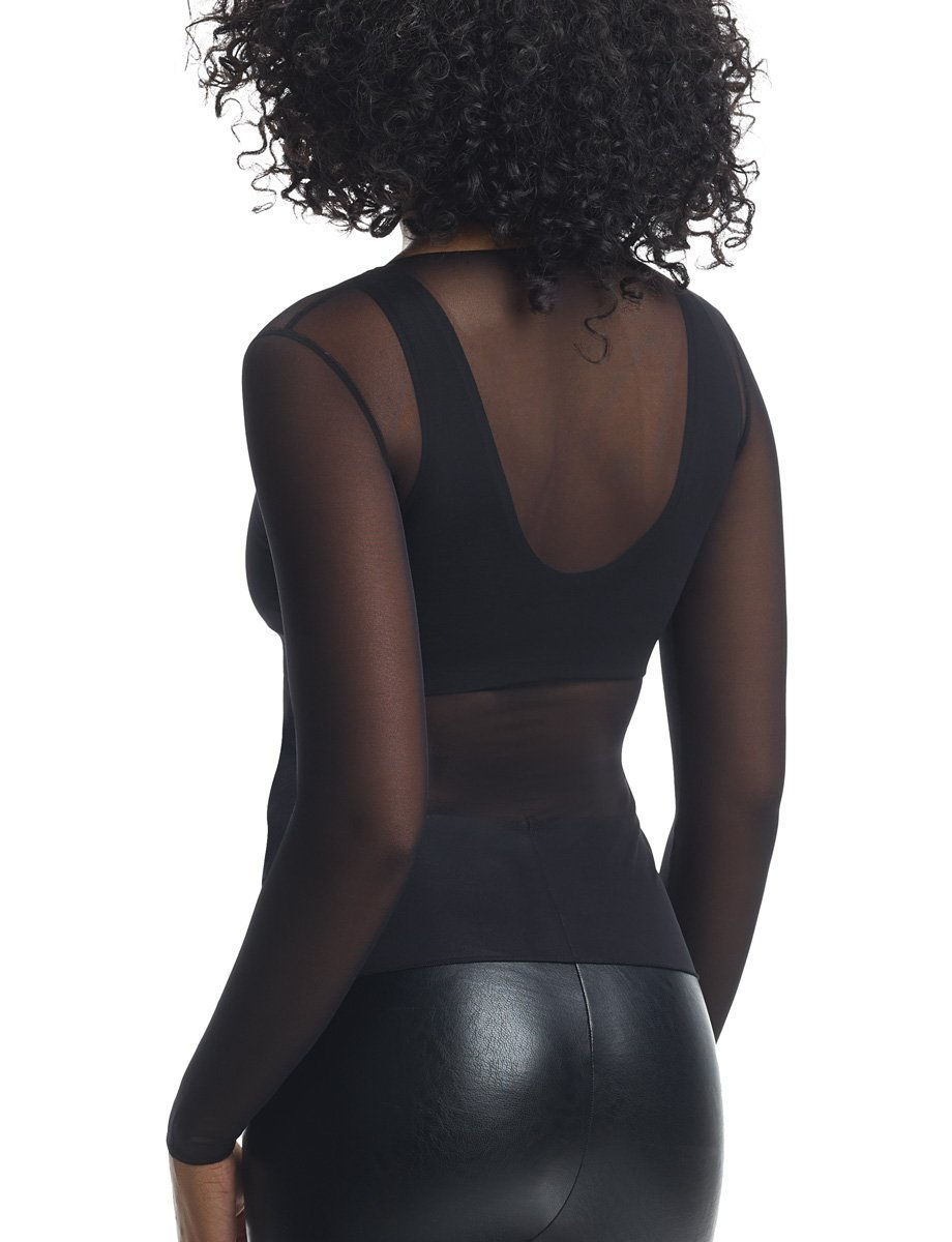 Thumbnail: 0922 CHIC MESH LONG SLEEVE
