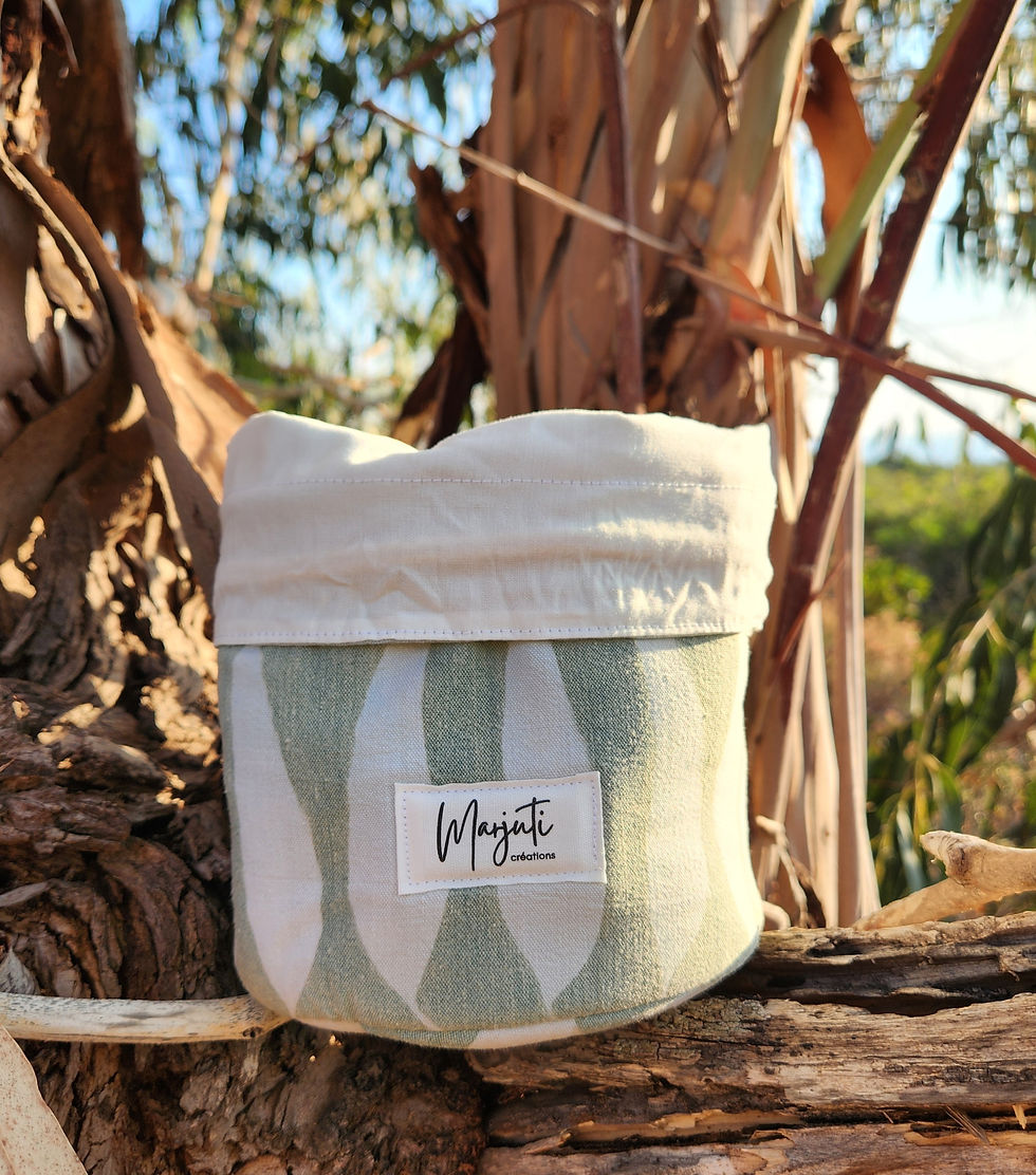 pochon cyanotype eucalyptus