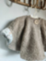 poncho bebe hiver
