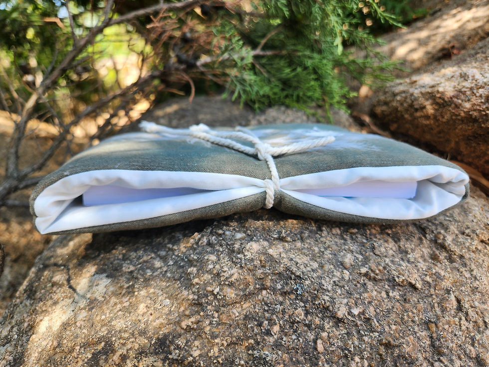 pochette à livre artisanale