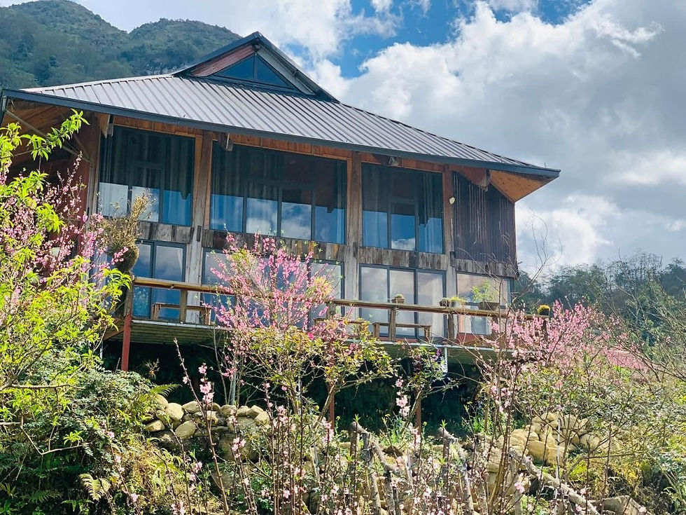 Vẻ đẹp yên bình tại homestay Sâu Chua