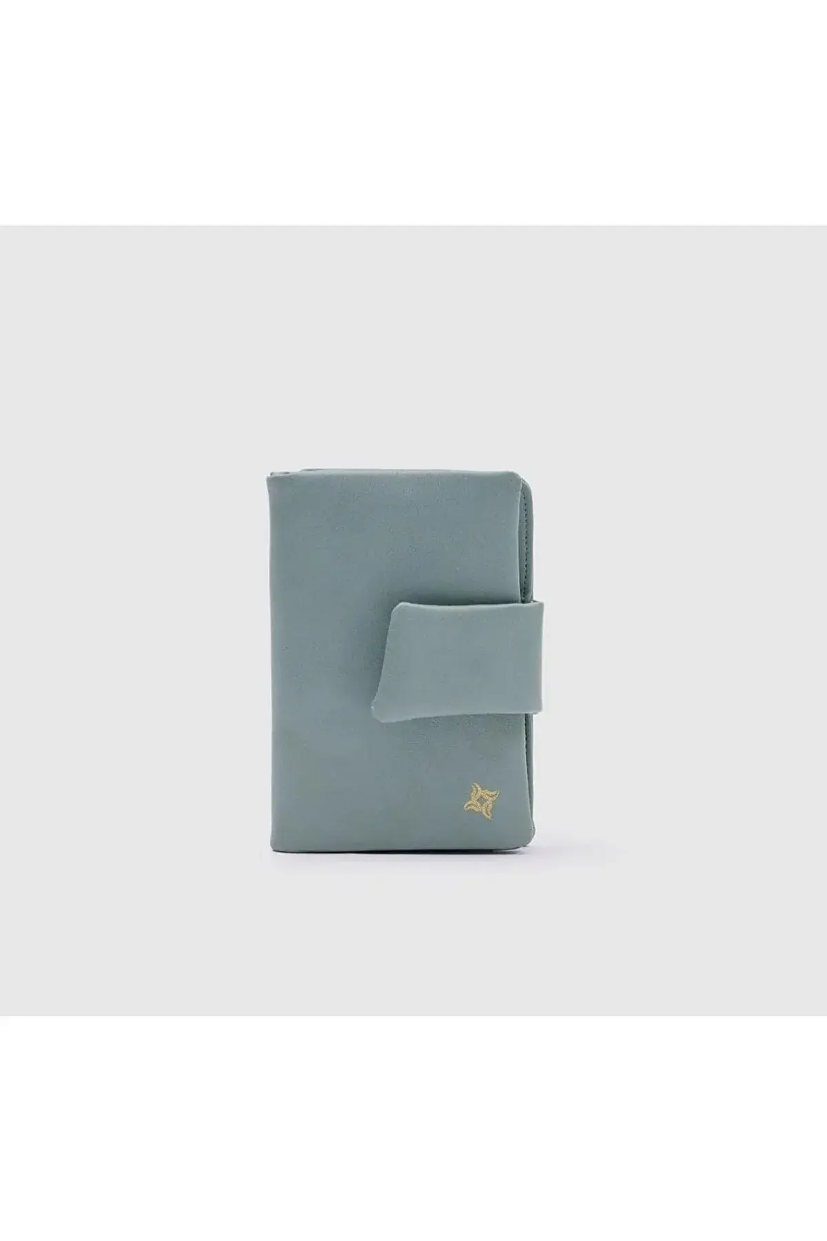 Kadın Soft Suni Deri Orta Boy Cüzdan Mint Yeşili