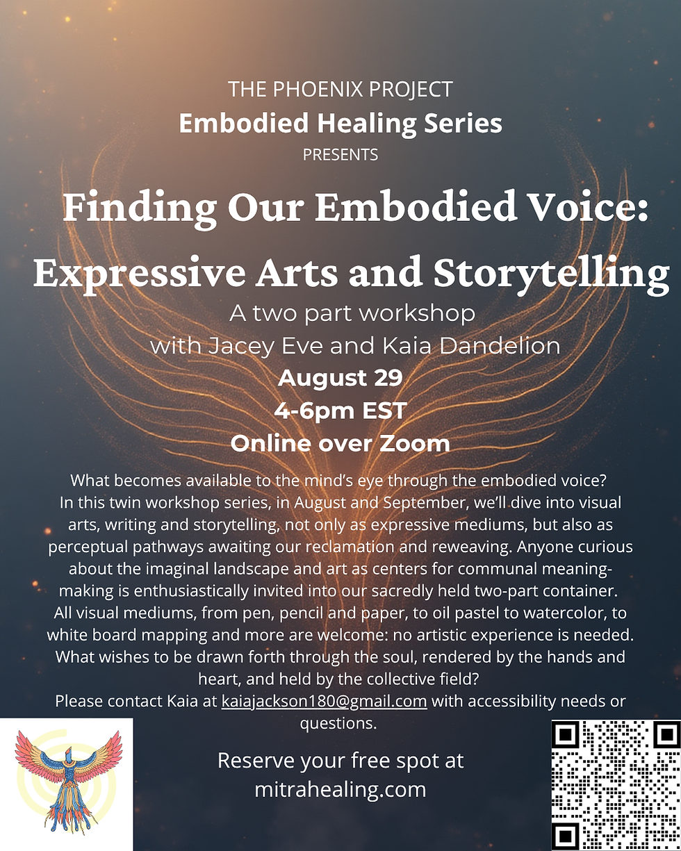 Finding Our Embodied Voice: Expressive Arts and Storytelling