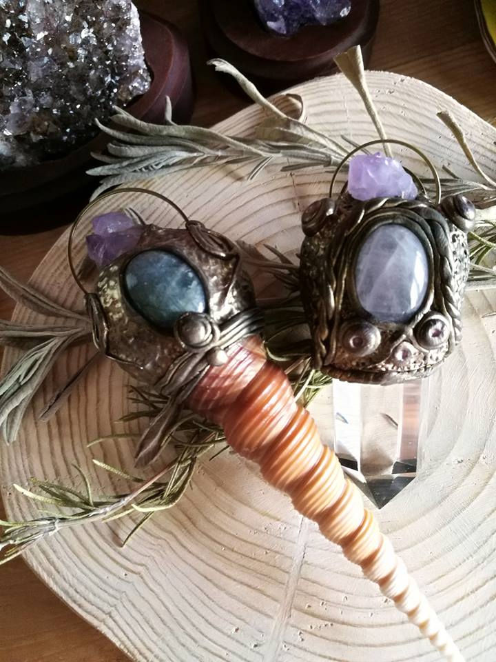 Thumbnail: Sacred Soul Crystal Unicorn Necklace or use it as a wand