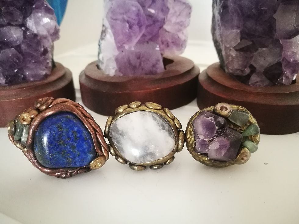 Thumbnail: Sacred Soul Crystal Ring Rose Quartz