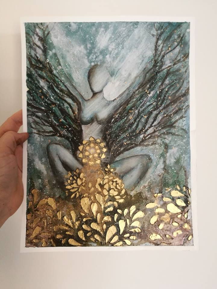 Thumbnail: original painting Divine Feminine