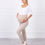 Thumbnail: Over Bump Maternity Jegging - Beige