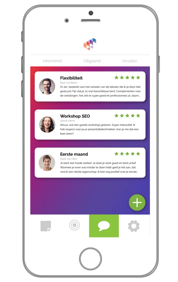 Feedback app voor Performance Management