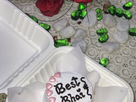 Creative Rakhi theme cakes by Nikitha JR 